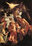 Paolo Veronese The Baptism of Christ oil
